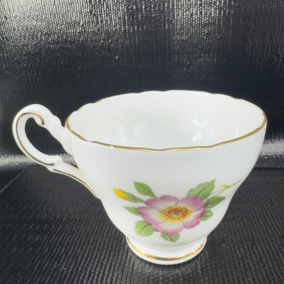 Vintage Regency Teacup Saucer Set Floral Pattern Bone China Made In England VTG - Picture 13 of 15